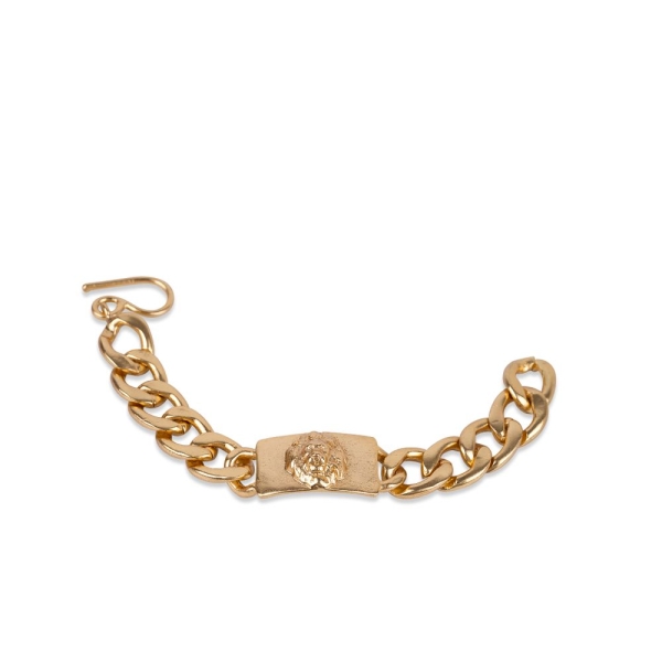 Bracelet made from brass, goldplated